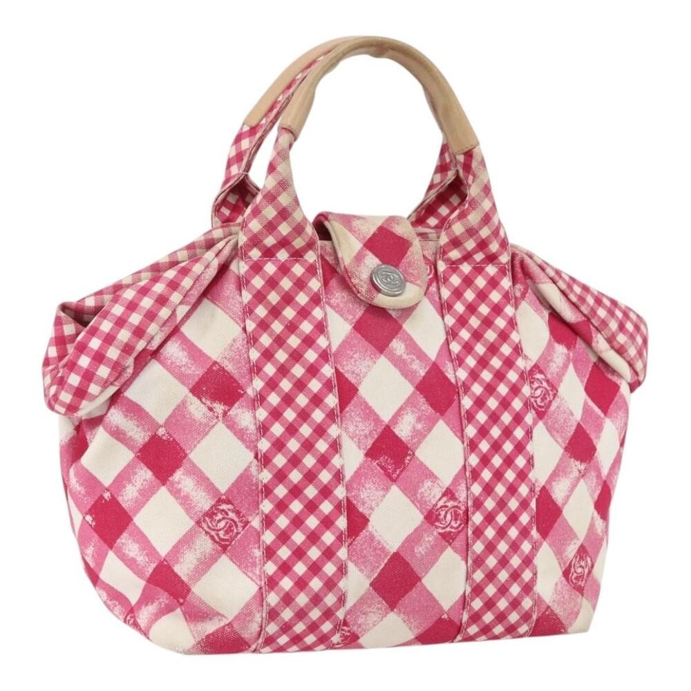 Chanel Canvas Cruise Line Handbag Pink